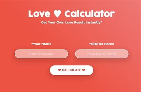 matchmaking calculator